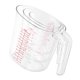 thumbnail image 3 of Tazas medidoras jarras medidoras apilables mango de plástico cocina medidas de cocina 3 unids/set Speravity HA004239-00B, 3 of 7