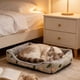 thumbnail image 4 of CaiYueKe Plush Dog Bed for Small Medium Large Dogs Cats, Orthopedic Soft Pet Bed with Removable Washable Cover, Non-Slip Base, Cushioned Support for Kennel Crate Sofa, Warm Cozy Comfort Pet Bed, 4 of 7