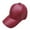 Red #2, variant on Leather Baseball Cap Men Women Adjustable Peaked Blue