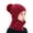 Wine Red, variant on GRNSHTS Women's Fleece Lined Beanie Knit Hat,Winter Scarf Mask Set for Women,Girls Warm Hat Earmuffs Cap with Pom (Black)