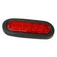 thumbnail image 5 of 2Pcs 6 LED Trailer Truck Stop/Turn/Tail Brake Lights 6" Oval Sealed Mount Red, 5 of 7