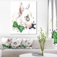 thumbnail image 2 of Design Art Bull Terrier Dog Canvas Print, 2 of 5