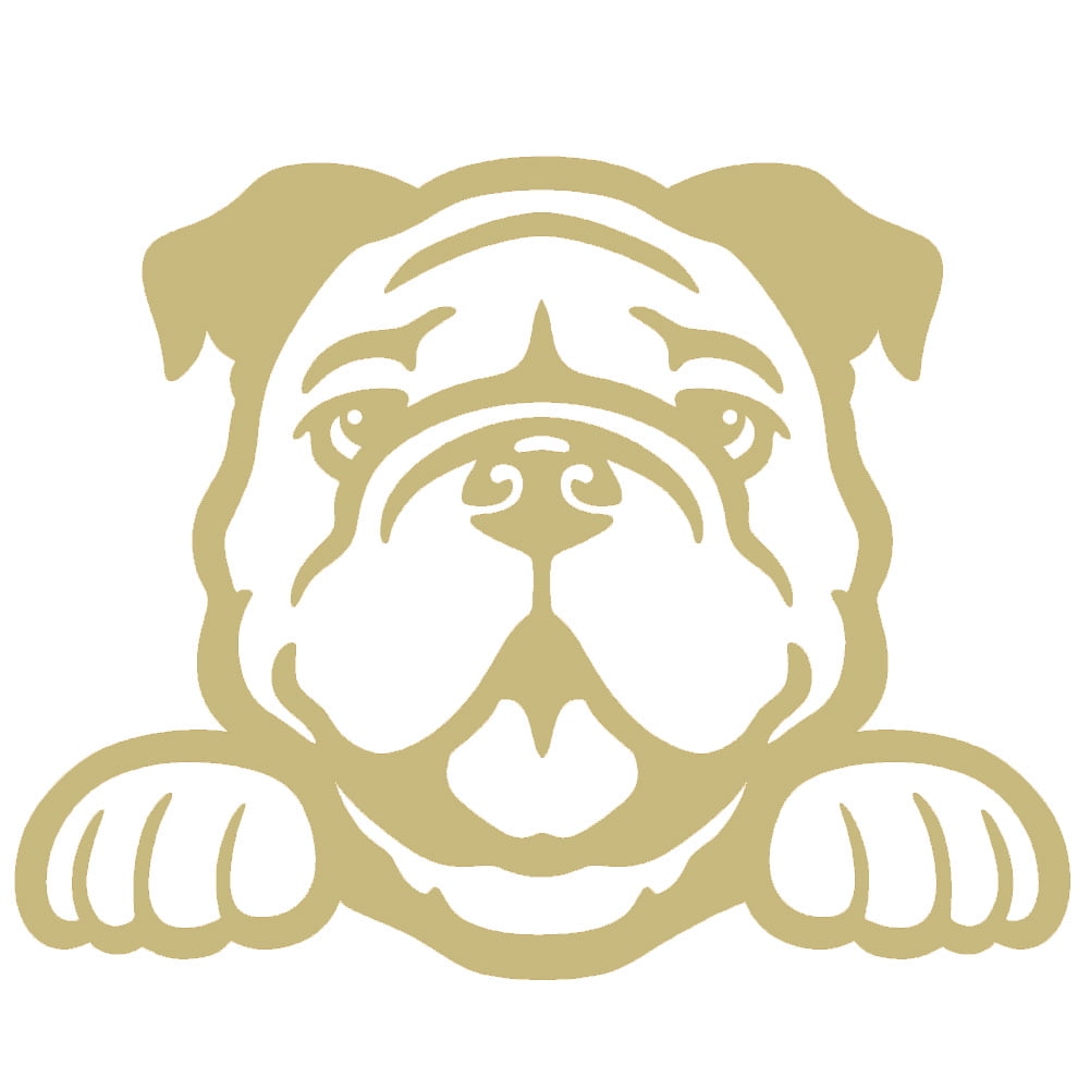 Show Dog Breed Car Tablet Vinyl Decal Brit the English Bulldog