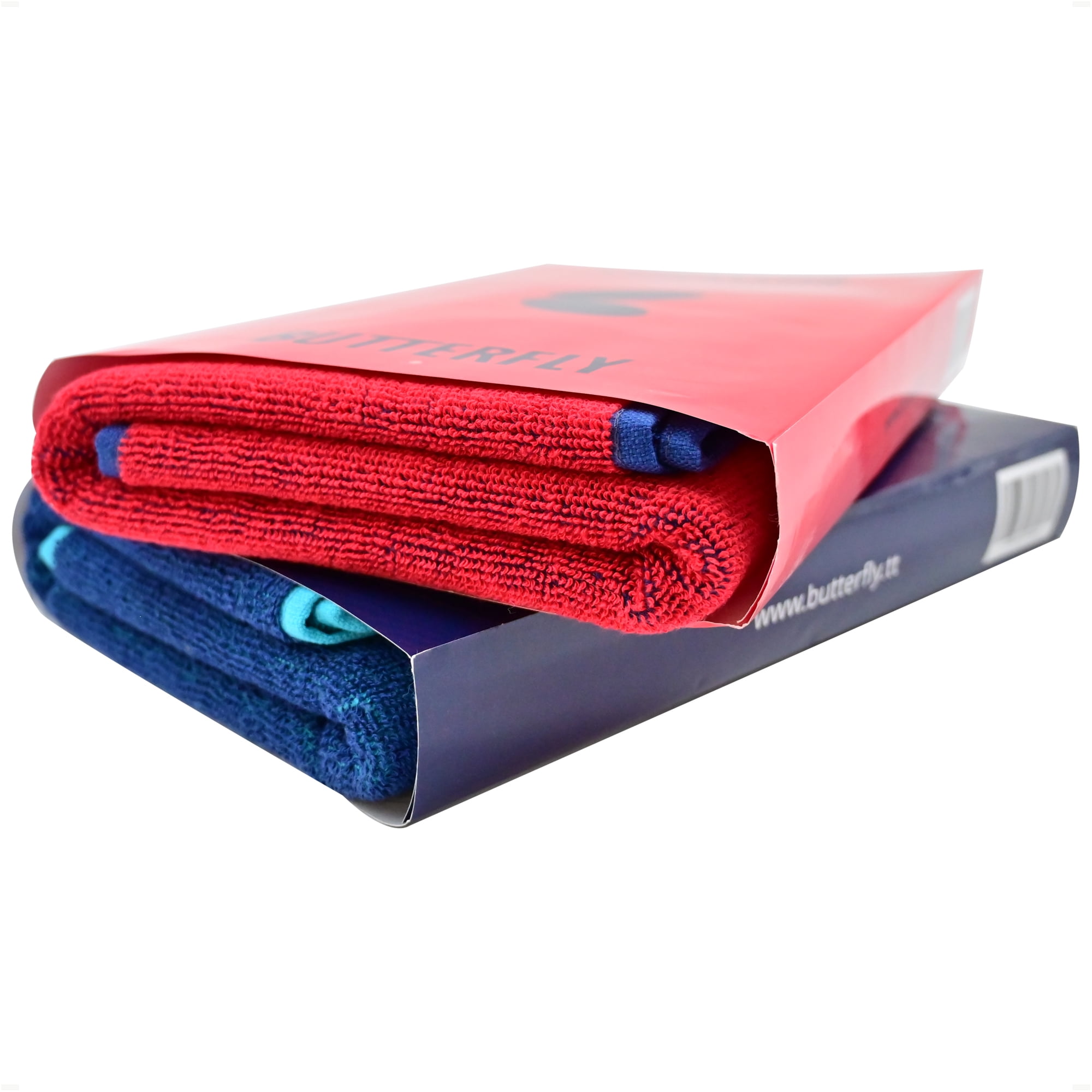 Butterfly Taoru Towel Red