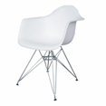 thumbnail image 1 of Fauteuil de Salle à Manger WireLeg&44; Blanc, 1 of 1