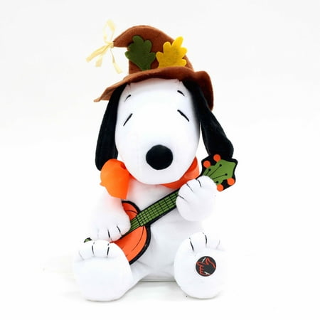 Peanuts 9.5-inch Thanksgiving Animated Toy - Snoopy