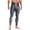Grey, variant on Men's Compression Pants Shiny Oil High Waisted Yoga Workout Leggings Gym Fitness Training Tights Burgundy XL