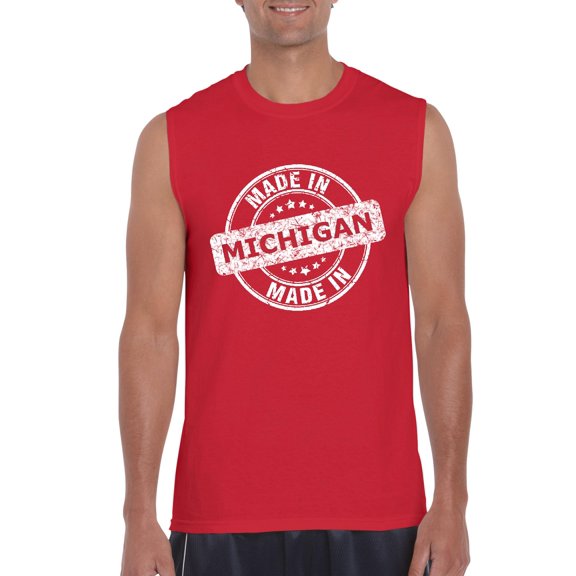Normal is Boring - Men's Graphic T-Shirt Sleeveless, up to Men Size 3XL - Michigan Made
