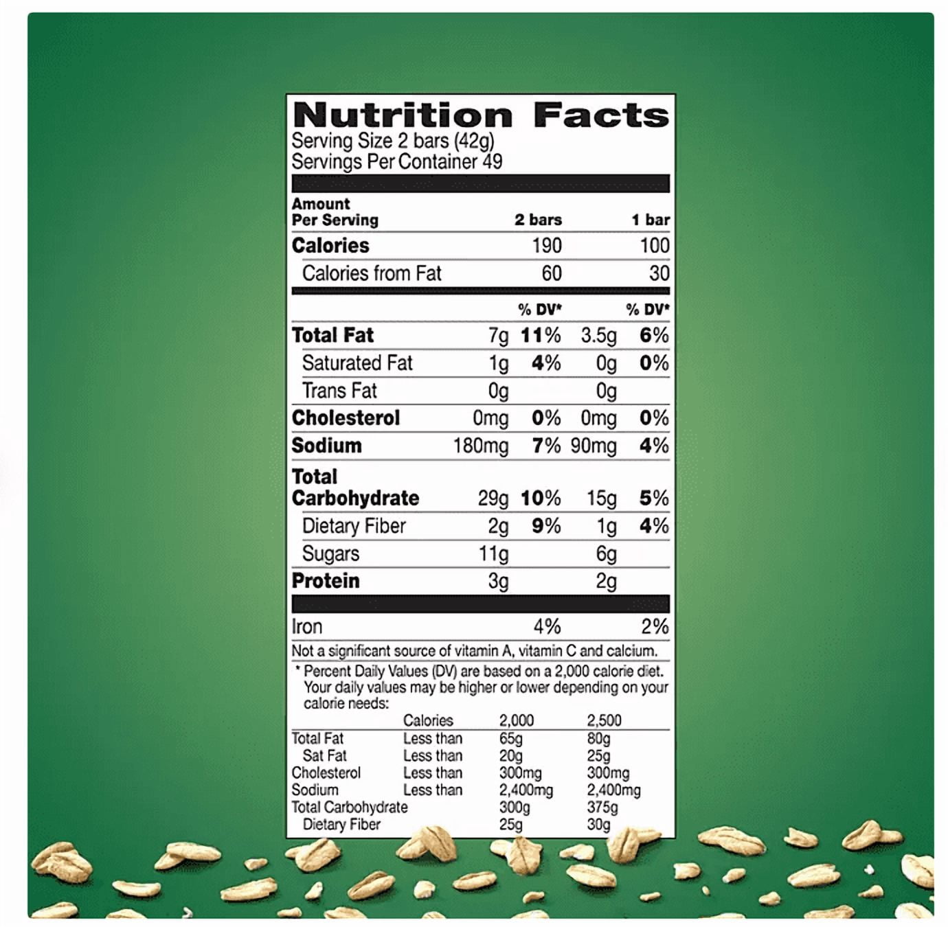 Nature Valley Crunchy Granola Bar, Oats 'n Honey, 1.49 oz, 49 Count