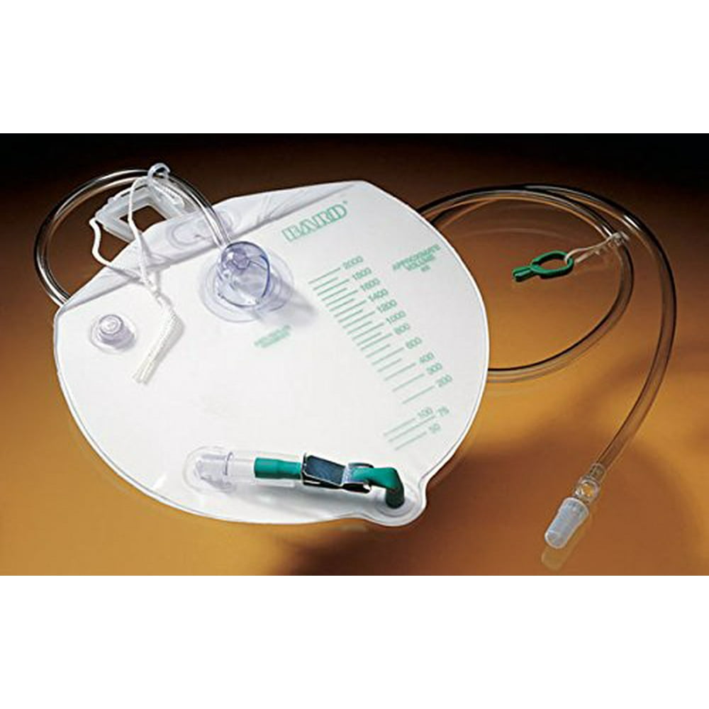 Bard Bardia Urinary Drain Bag 2000 mL Vinyl infection control - Walmart ...