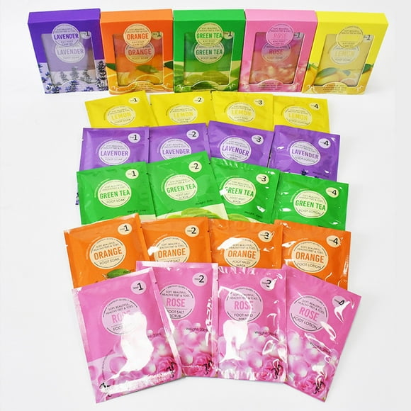 RKSTN Repair and Care Film Beauty & Personal Care 4-In-1 Exfoliating Foot Mask Hydration and Natural Plant and Fruit Nutrition Long-Lasting Repair of Foot Skin All-Round of Foot