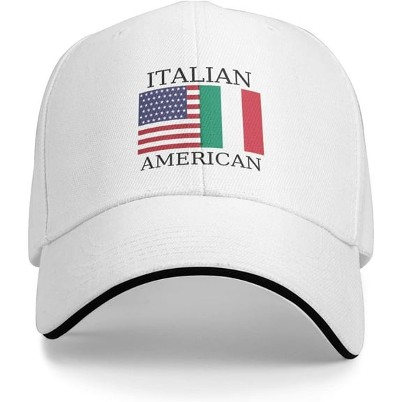 Italian American Flag Baseball Golf Cap Casquette Outdoor Trucker Hats Adjustable Custom