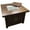 Brown, variant on AZ Patio Heaters Propane Fire Pit Hammered Bronze and Stainless Steel Finish