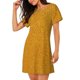 thumbnail image 2 of Fotbe Gold Glitter Bata de Dormir para Mujer con Estampado, Camisón de Algodón de Manga Corta, Ropa de Dormir Casual, 2 of 6