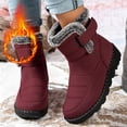 thumbnail image 5 of Jamicy Snow Boots for Women Winter Shoes Waterproof Warm Plush Lined Mid-Calf Winter Boots with Non-Slip Outsole for Cold Weather, 5 of 6