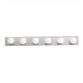 thumbnail image 1 of Kichler   6 Light Bath Strip in Brushed Nickel, 1 of 1