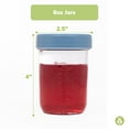 thumbnail image 3 of WeeSprout Glass Baby Food Storage Jars w/ Lids (8 oz, 8 Pack Set) Snack, Puree, 3 of 7