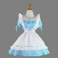 thumbnail image 4 of Women's Cute Princess Dresses for Girls Kawaii Dress Anime Maid Attire Cosplay Dress with Apron and Other Accessories, 4 of 7