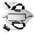thumbnail image 4 of Balery Valley Gray Dragon Bolsa Tote Estilo Estético con Cremalleras, Bolsa de Hombro, Bolsa de Compras Grande y Plegable, 4 of 8