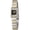 Black (Two Tone), variant on Small Gold Watches for Women Dainty Minimalist Square Ladies Analog Quartz Bracelet Watch with Adjustment Tool Included Stainless Steel Waterproof Fashion Womens Watch Gifts (Gold)