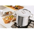 thumbnail image 4 of All-Clad Gourmet Accessories, Stainless Steel Stockpot with lid, 16 quart, 4 of 6