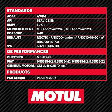 Motul 8100 X-CESS 5W40 - 5L Fully Synthetic Engine Motor Oil