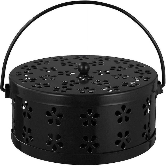 Soporte para bobinas TANGJMXG quemador de Incienso retro negro
