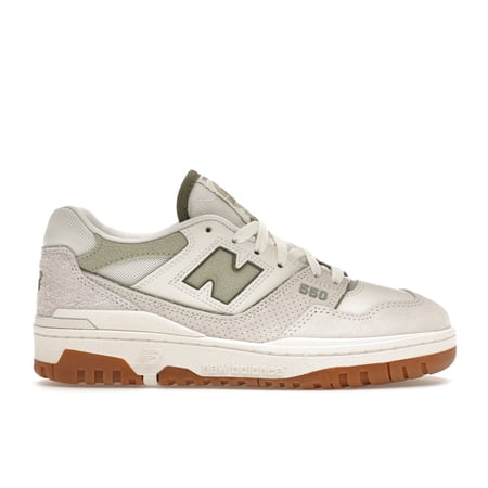 New Balance Women's 550 White Olive Gum Shoes, from StockX