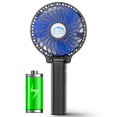 thumbnail image 1 of Ventilador portátil HandFan, refrigeración portátil, recargable, negro y azul, 1 of 6
