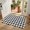 Black, variant on Oval Door Mat 20"x31.5", Farmhouse Checkered Absorbent Non Slip Front Door Mat, Black White Buffalo Plaid Diatomaceous Entryway Rug for Indoor Patio Living Room Kitchen Door Entrance