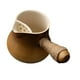 thumbnail image 5 of Tetera de cerámica para agua hirviendo, tetera para té hervido, tetera con lateral marrón, 5 of 9