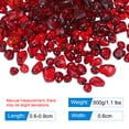 thumbnail image 2 of Perles Rondes en Verre pour Foyer, Perles de Remplissage de Vase Gemmes pour Aquarium de Réservoir de Poissons 6-9 mm 500 G/1,1 Lb Rouge, 2 of 3