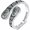 Celtic Trinity Knot 1, variant on Midir&Etain Moss Agate Ring for Men Women Adjustable Celtic Trinity Knot Spoon Rings Teardrop Agate White Gold Plated Thumb Rings Gift for Her