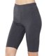 thumbnail image 1 of Gibobby Pantalones de mezclilla Sólido Active Medias de muslo Leggings Cintura elástica Deporte Corto Algodón High Yoga Pantalones(Gris， M), 1 of 4