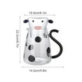 thumbnail image 2 of Cold Water Jug 500ml/1800ml Cartoon Cow Glass Bottles Transparent Sturdy And Durable, 2 of 13