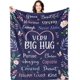 thumbnail image 1 of LHSHID Get Well Gifts for Women Blanket Inspirational/Encouragement/Thinking of You Gifts for Women Sympathy Gift Get Well Soon Gifts After Surgery Feel Better Gifts Healing Blanket 50"x60", 1 of 8