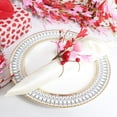 thumbnail image 4 of Sinkoo Napkin Rings Set of 8, Romantic Heart-Shaped and Floral Embellished Napkin Rings, Elegant Table Decor, Perfect for Valentine'S Day Weddings Anniversary Mother's Day, 4 of 6