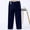 Navy, variant on Swuxness Maternity Fleece Thickened Full Length Pants, Women Fall Home Wide Pants, Pregnancy Solid Color Nursing Active Pull On Soft Sweatpants with Pockets for Women Black, XL