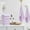 Purple, variant on ZROBM 5pcs Hand Towel, Hand Towel Set, Towel Clearance, Hand Towels for Bathroom, Spring Hand Towel, Towel For Bath, Hand, Face, Gym, Spa, cotton, 73x35cm, Gray