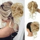 thumbnail image 1 of Hair Bun, Wig ball head women's fashion big grip long beard messy curly hair Ring women's hair bun curly hair bag,for Daily Wear(Dirty gold), 1 of 4