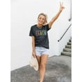 thumbnail image 3 of VILOVE Women Summer Tops Teacher Shirts Back to School Graphic Tees Crew Neck Short Sleeve T-Shirt, 3 of 5