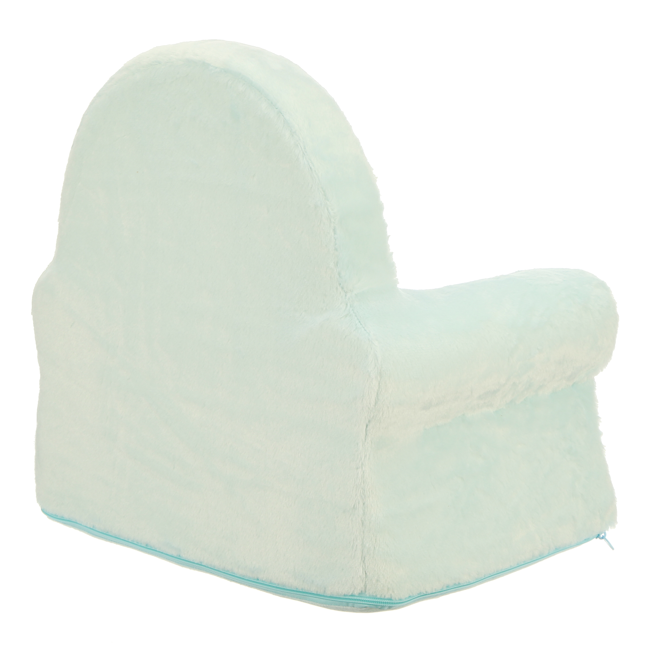 American Kids Figural Faux Fur Kids Foam Chair, Light Blue, Available in Multiple Styles