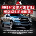thumbnail image 2 of AMERICAN MODIFIED Raptor-Style Grille w/Turn Signal Lights, 04-08 Ford F150, 2 of 8