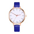 thumbnail image 1 of Montres-bracelets à Quartz pour Femmes Cadran Rond Montre-Bracelet à Quartz (Bleu), 1 of 6