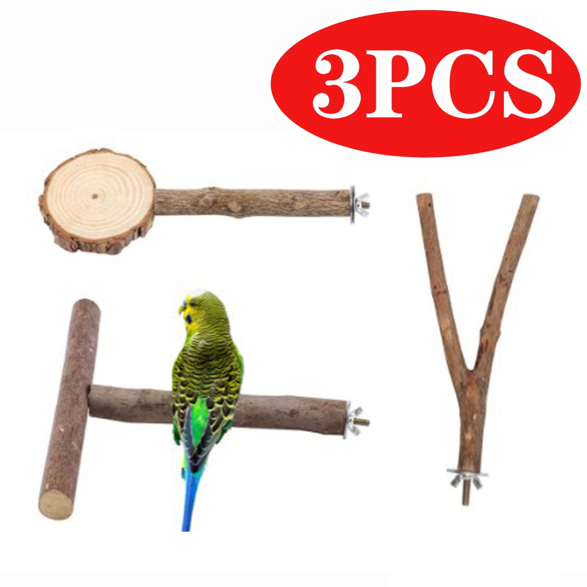 Bird Perches Bird Cage Accessories Bird Toy Suitable for Use Indoor and