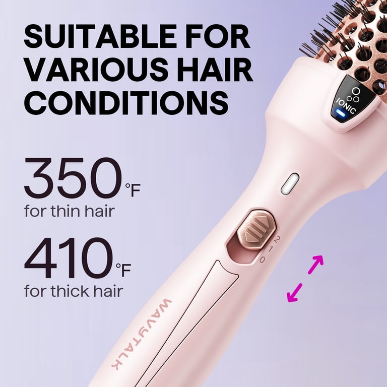 Wavytalk 1.5 Inch Thermal Brush, Negative Ion Thermal Round  display picture 1