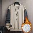 thumbnail image 5 of Men's Casual Paneled Contrast Color Long Sleeve Crew Neck Sweatshirt, 5 of 8