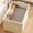 Beige, variant on YIMWNYI Folding Storage Box, Large Capacity Organizer, Waterproof Plastic Bin, Foldable Home Storage Solution, Multifunctional Clothes and Toy Container