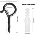 thumbnail image 2 of 20 Piece Storage Hook Hooks, Screw Hook, Heavy Duty Bracket, Mounting Hook, 2 of 5