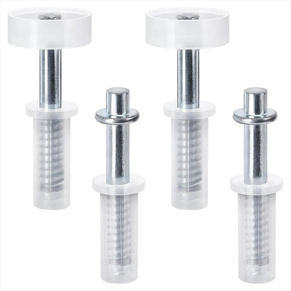 Bi-Fold Door Top Roller Guide Wheel and Pivot,Spring Loaded Bifold Hardware Kit Closet Repair Kit,A